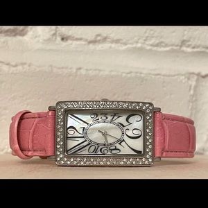 NEW Pink Elizabeth Arden Watch, Quartz and Pearl